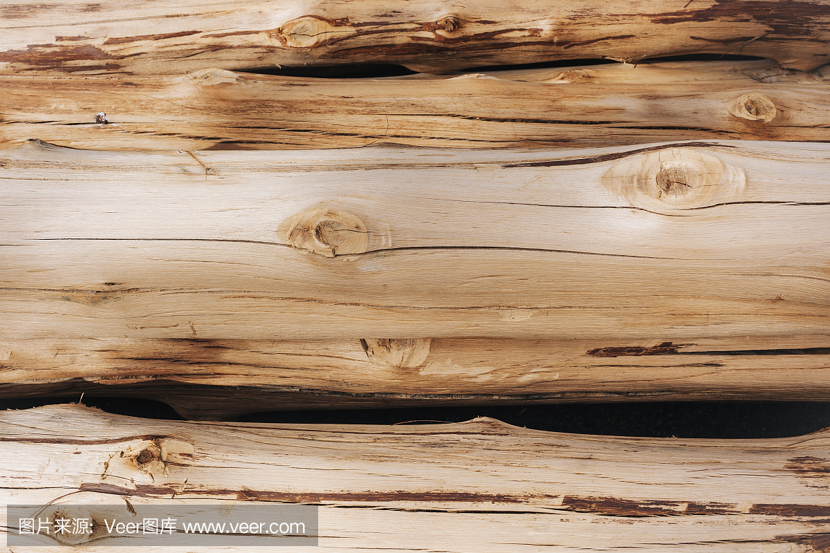 木材原木接近自然的背景纹理